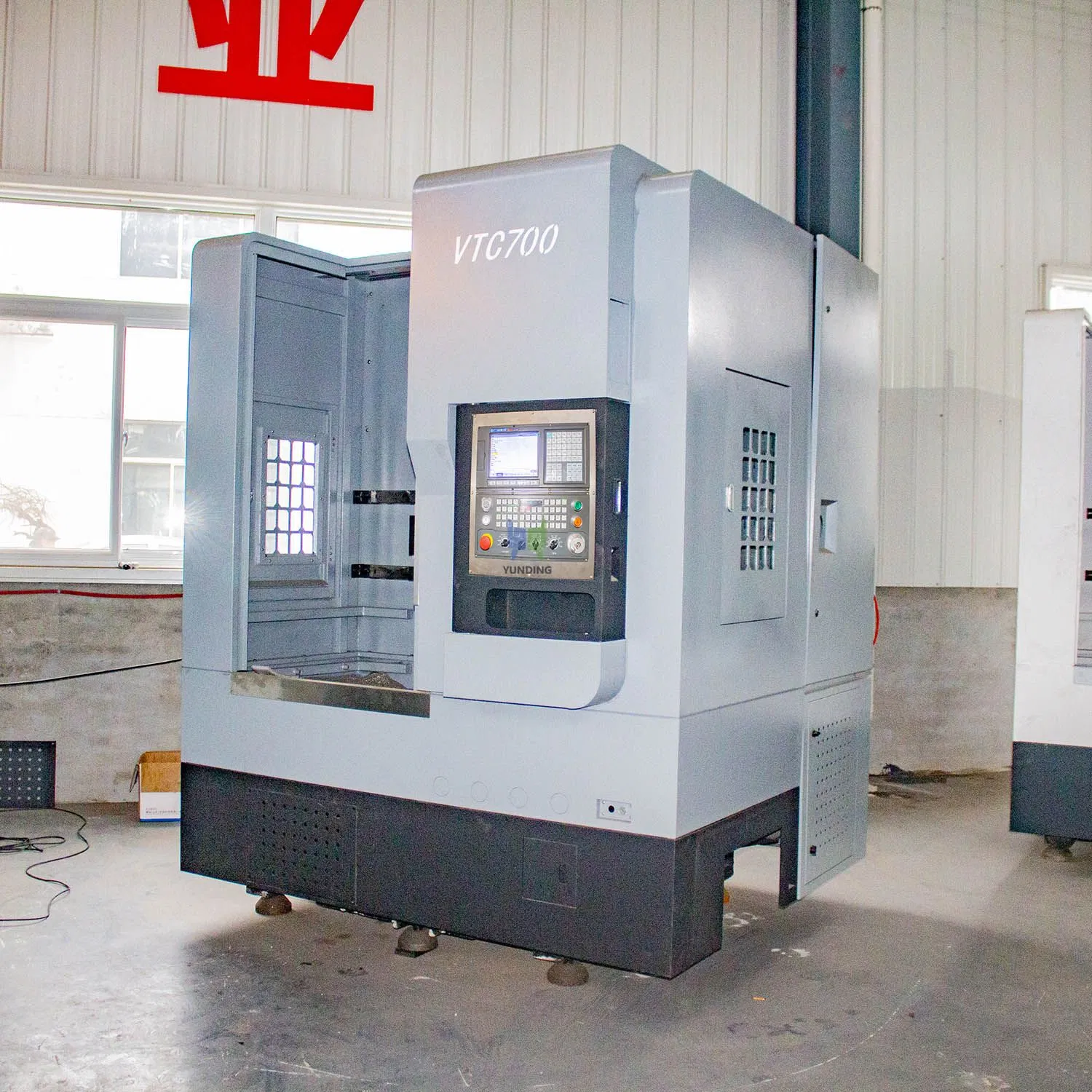 Vtc700 CNC Vertical Lathe Machine Fanuc System for Automotive Wheel Hub Machining