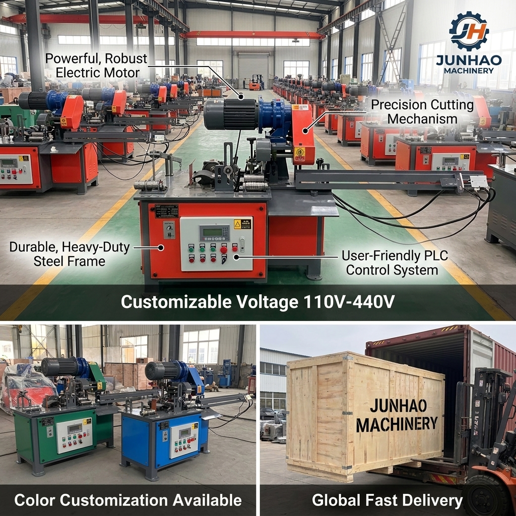 CE Certified Pneumatic Burr-Free Round Tube Cutting Machine Automatic Pipe Cutter For Steel &amp; Aluminum