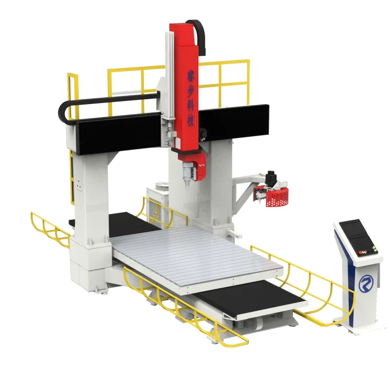 Aerospace Grade CNC Router with 5 Axis for Precision Composite Cutting