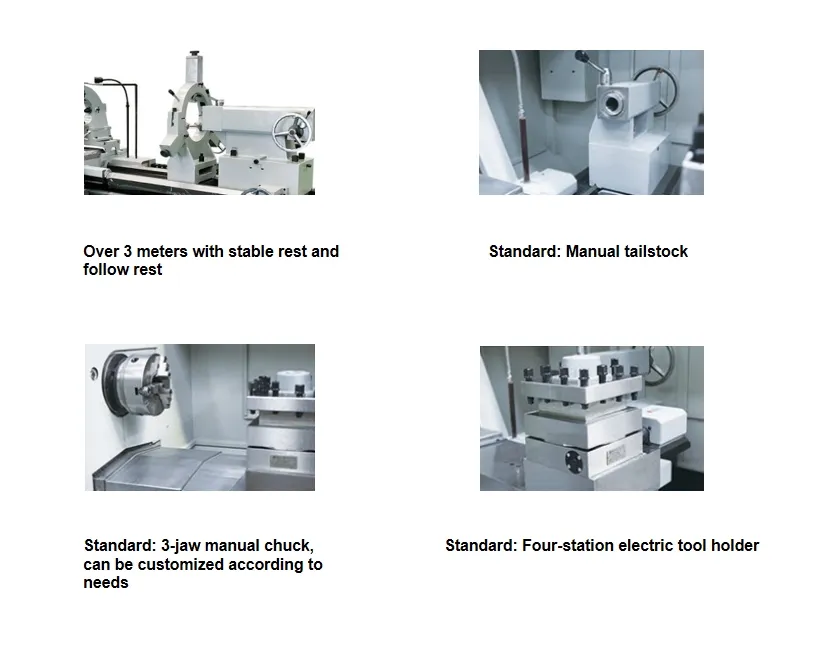 Aerospace-Grade CNC Flat Bed Lathe Detailed View