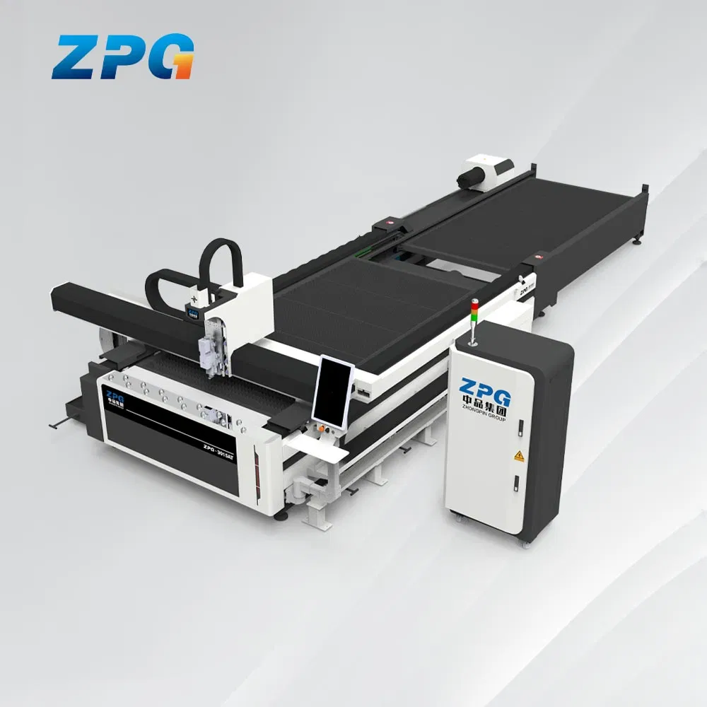 Industrial Fiber Laser 3015at Sheet and Tube Cutting Equipment with Heavy Duty Steel Frame Smart Control System Automatic Exchange Platform OEM Manufacturer