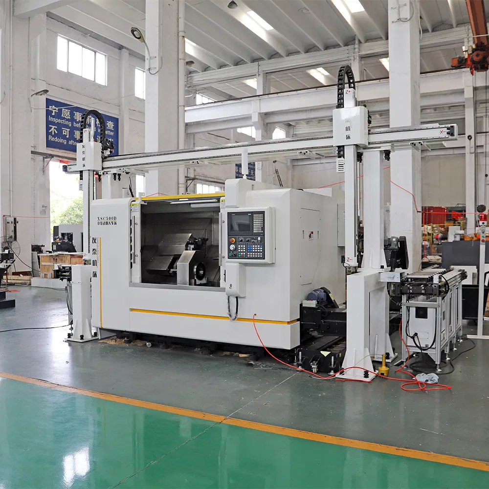 Advanced Double Turret CNC System for Precision Engineering Parts