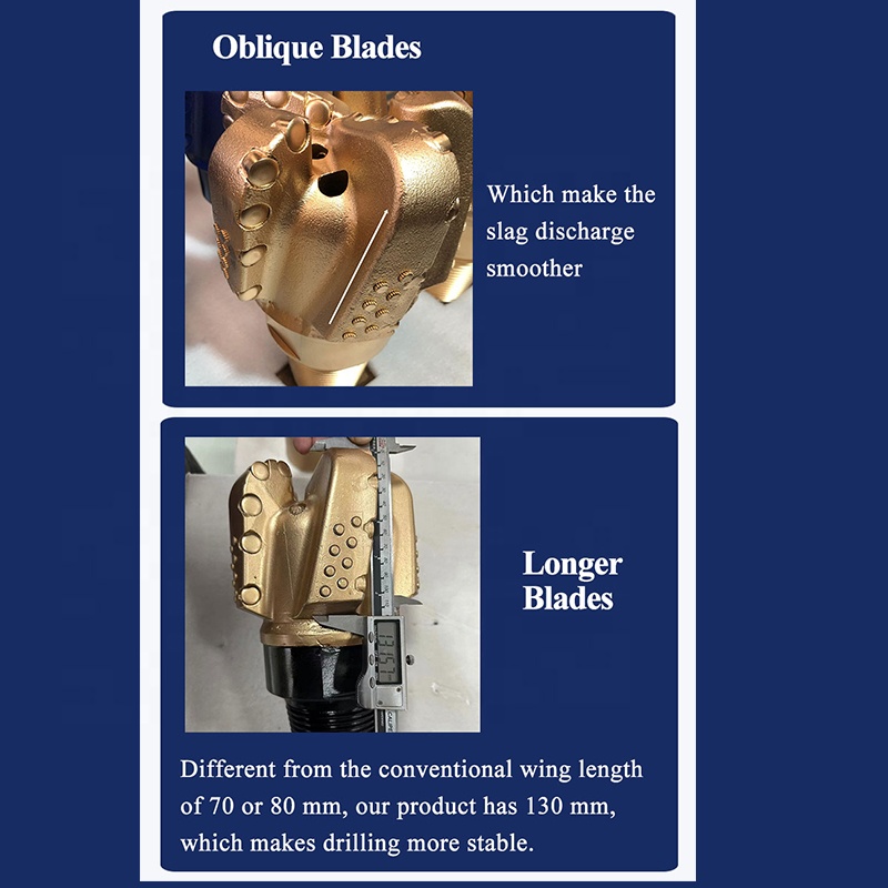 High Quality PDC Bit For Water Well Drilling Deep Hole Drilling Tool PDC Drill Bit Water Well Drilling