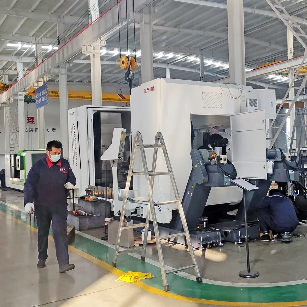 Advanced Horizontal CNC Machining Center Featuring Dual Spindle System