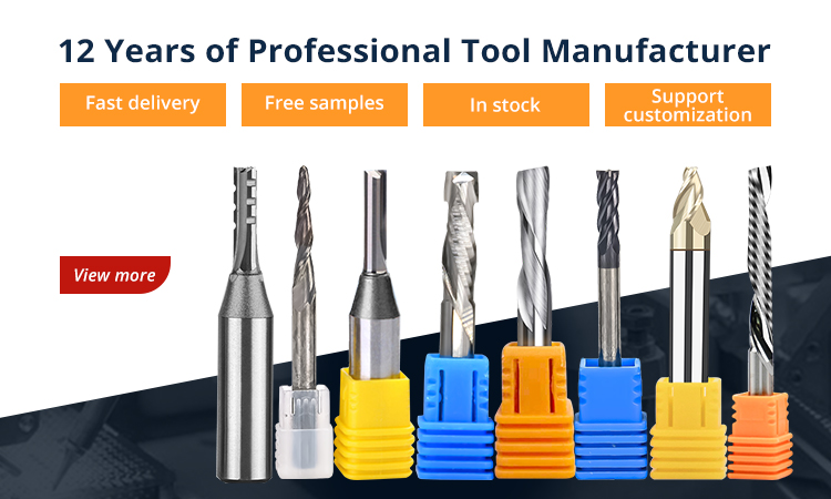 Double Flutes Straight Slot Cutter Banner