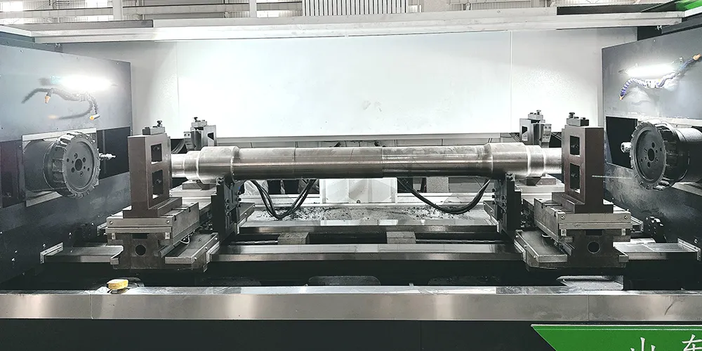 Advanced Double Turret CNC System for Precision Engineering Parts