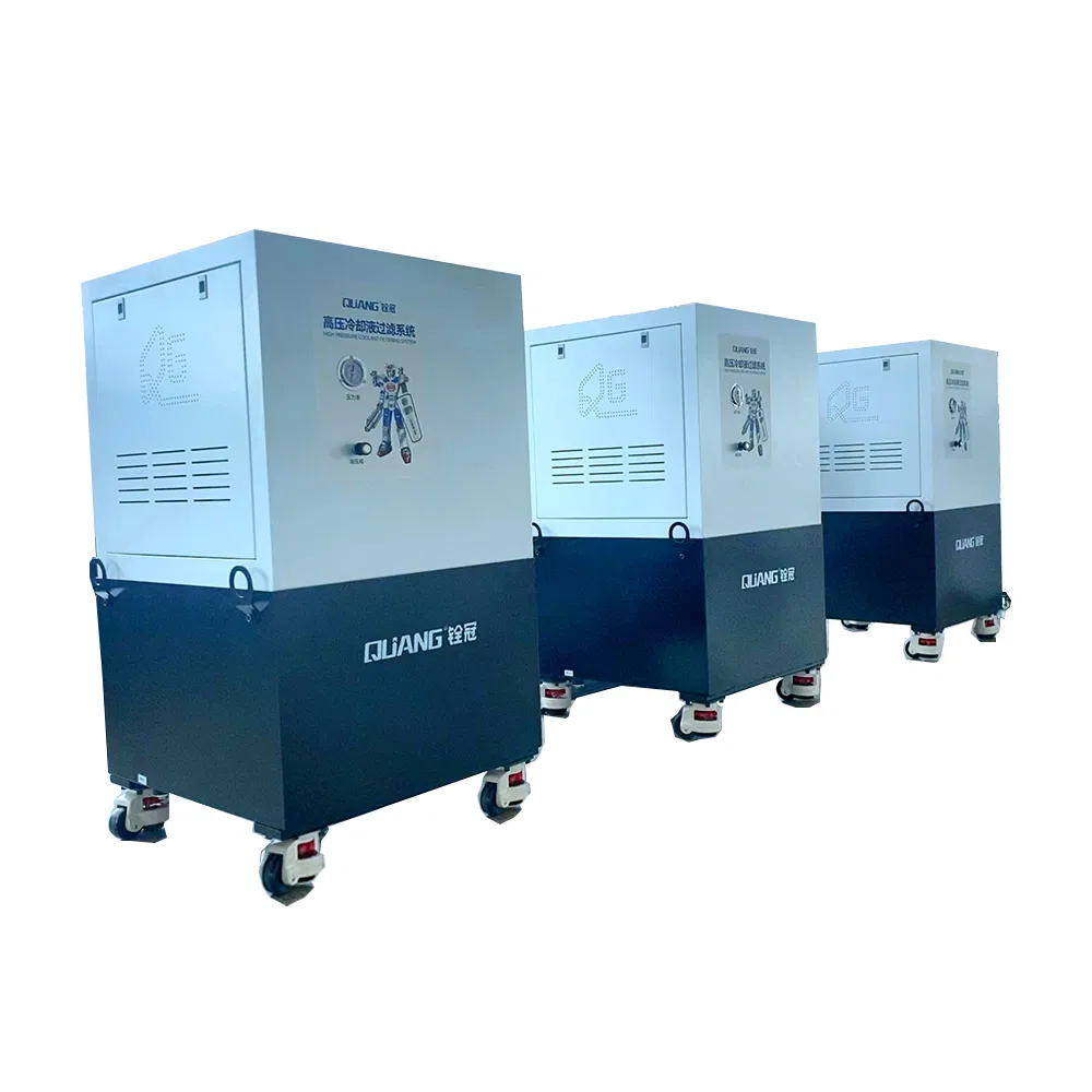High Pressure Coolant System Purge Coolant Filtration System for Precision Turning Milling