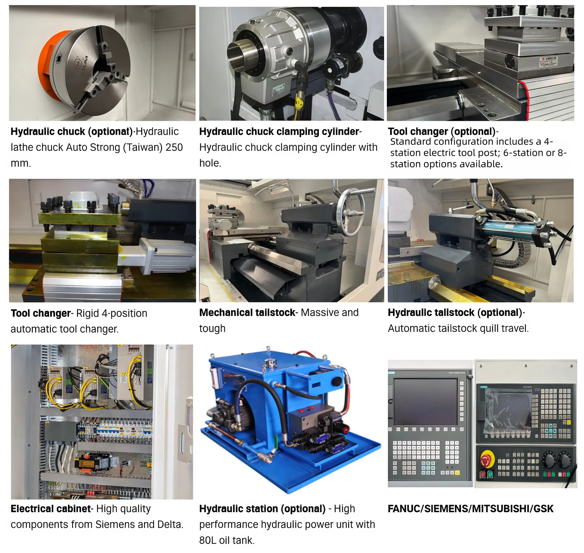 Metal Lathe CNC System for Mechanical Industry