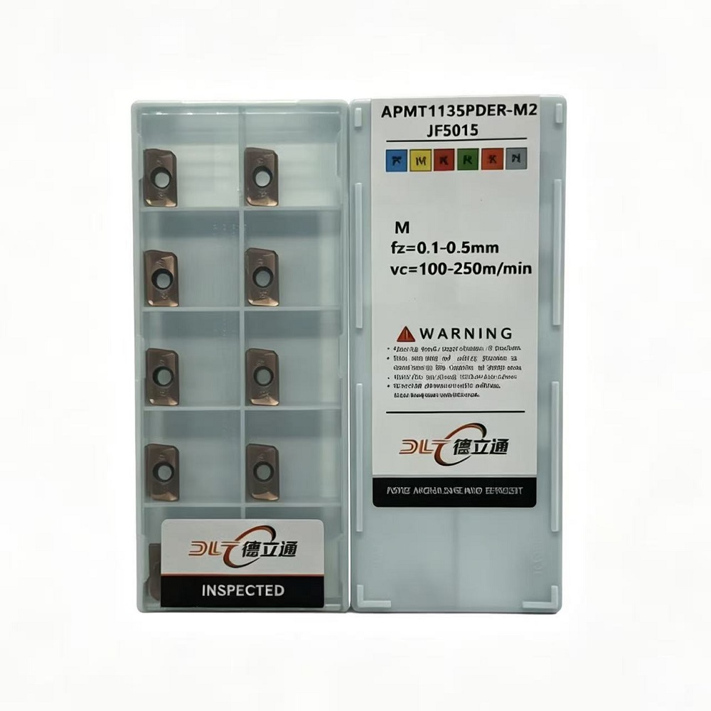 DLT APMT1135PDER-M2 Carbide Milling Inserts CNC Indexable Milling Blade For Steel Wear Resistant Cutting Tools