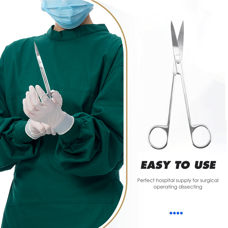 Microdissection Precision Laboratory Scissors High Polish Iris Micro Dissecting Lab Scissors
