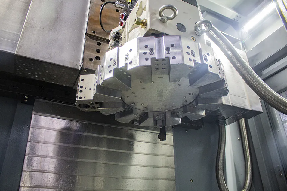 Vtc700 CNC Vertical Lathe Machine Fanuc System for Automotive Wheel Hub Machining