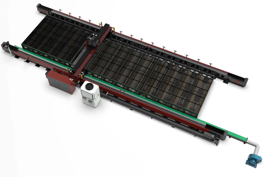 Heavy-Duty Laser Cutting System Industrial Ground Rail for Thick Steel & Metal Plates