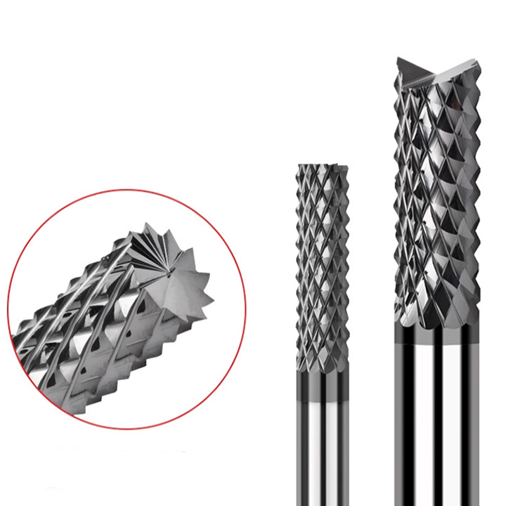 Customized Diamond Coated End Mills 1mm Carbon Fiber Cnc Cutter Diamond End Mill Cutter for Carbon Fiber