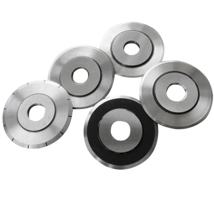 Carbide Circular Knife Tungsten Nonwoven Pneumatic Slitting Machine Rotary Round Blade Flat Paper Cutter Cutting Blades
