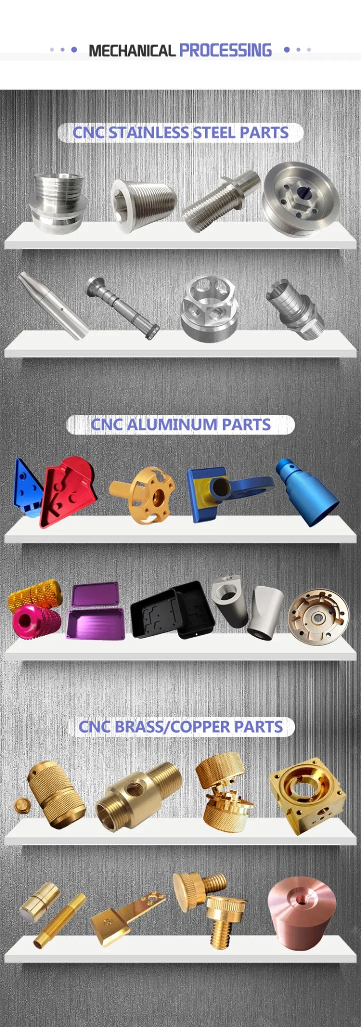 Mechanical processing detailed workflow