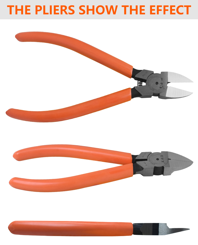 High Carbon Steel Precision Gate Cutters Thin Blade Micro Side Nippers for Plastic Model & Electronics Precision Work