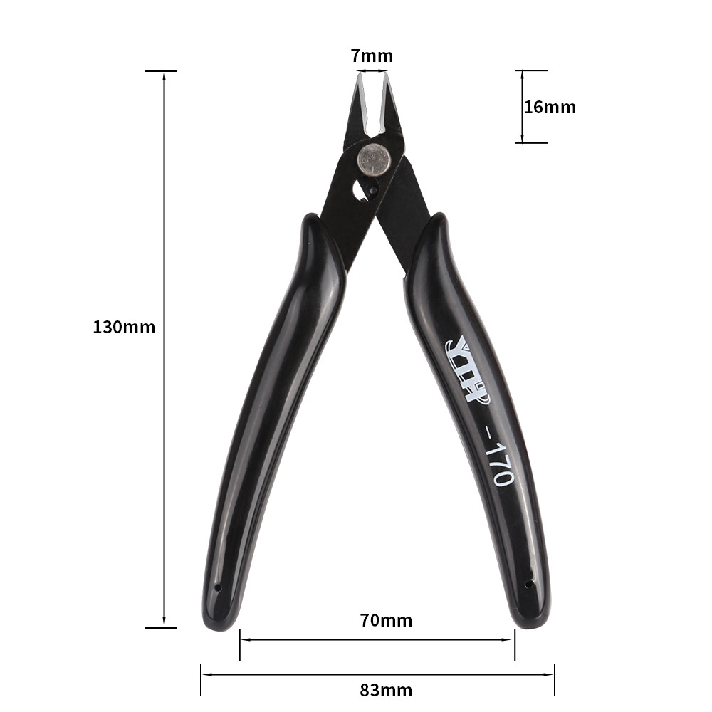 YTH High Quality 5" Micro Shear Flush Cutter Wire Cutters Precision Electronic Flush Cutter Jewelry Pliers Jewelry Making Tools
