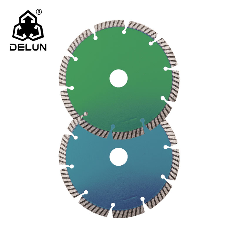 Industrial OEM 115x1.8x22.23mm Ti-coated Segment Cutting Disc for Marble Granite Concrete Diamond Saw Blade