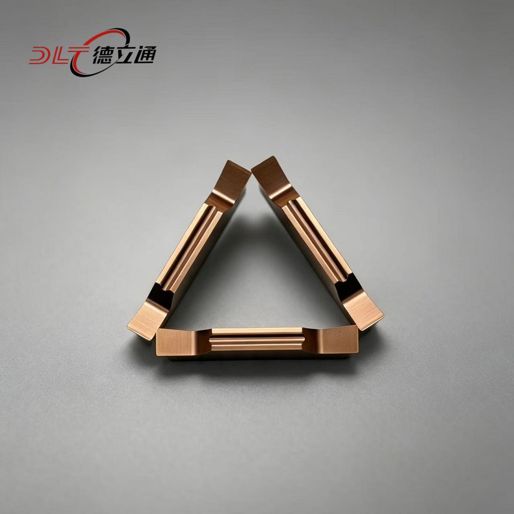 DLT MGGN Series Coated Carbide CNC Lathe Parting Tools For Stainless Steel High Wear Resistant Grooving Inserts