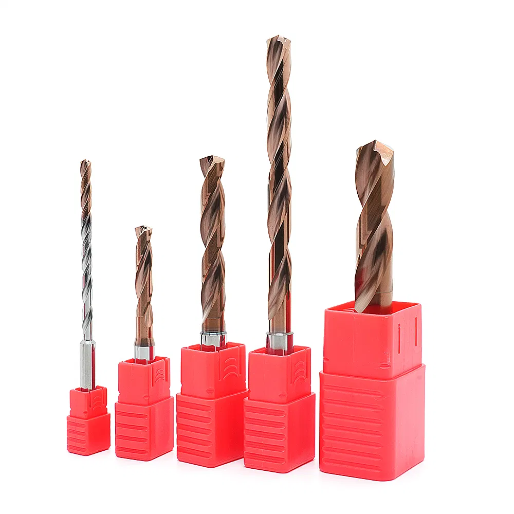 Good Performance 5xd Solid Carbide Drill with 2 Coolant Hole for Metalworking