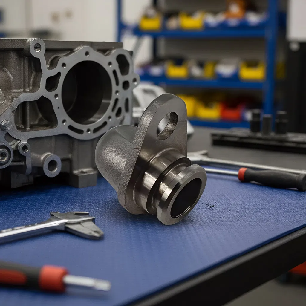 Precision CNC Machined Stainless Steel Hydraulic Adapter Product View 2
