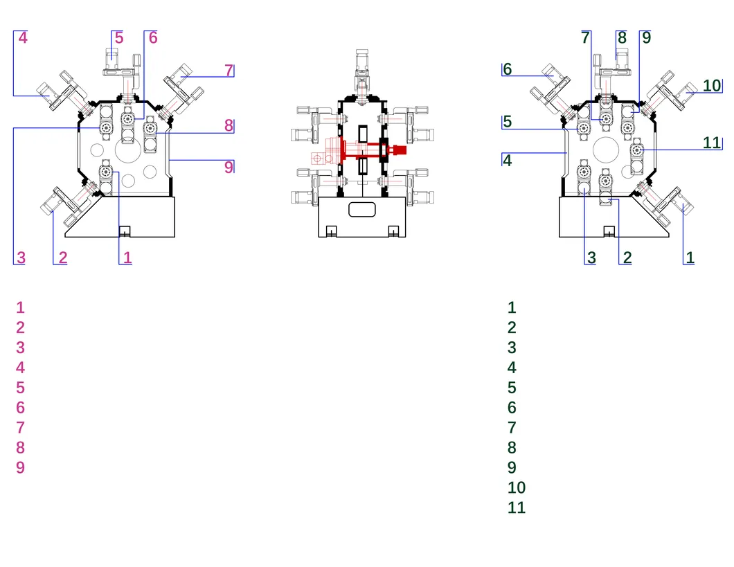 High-Efficiency Rotary Transfer System structure
