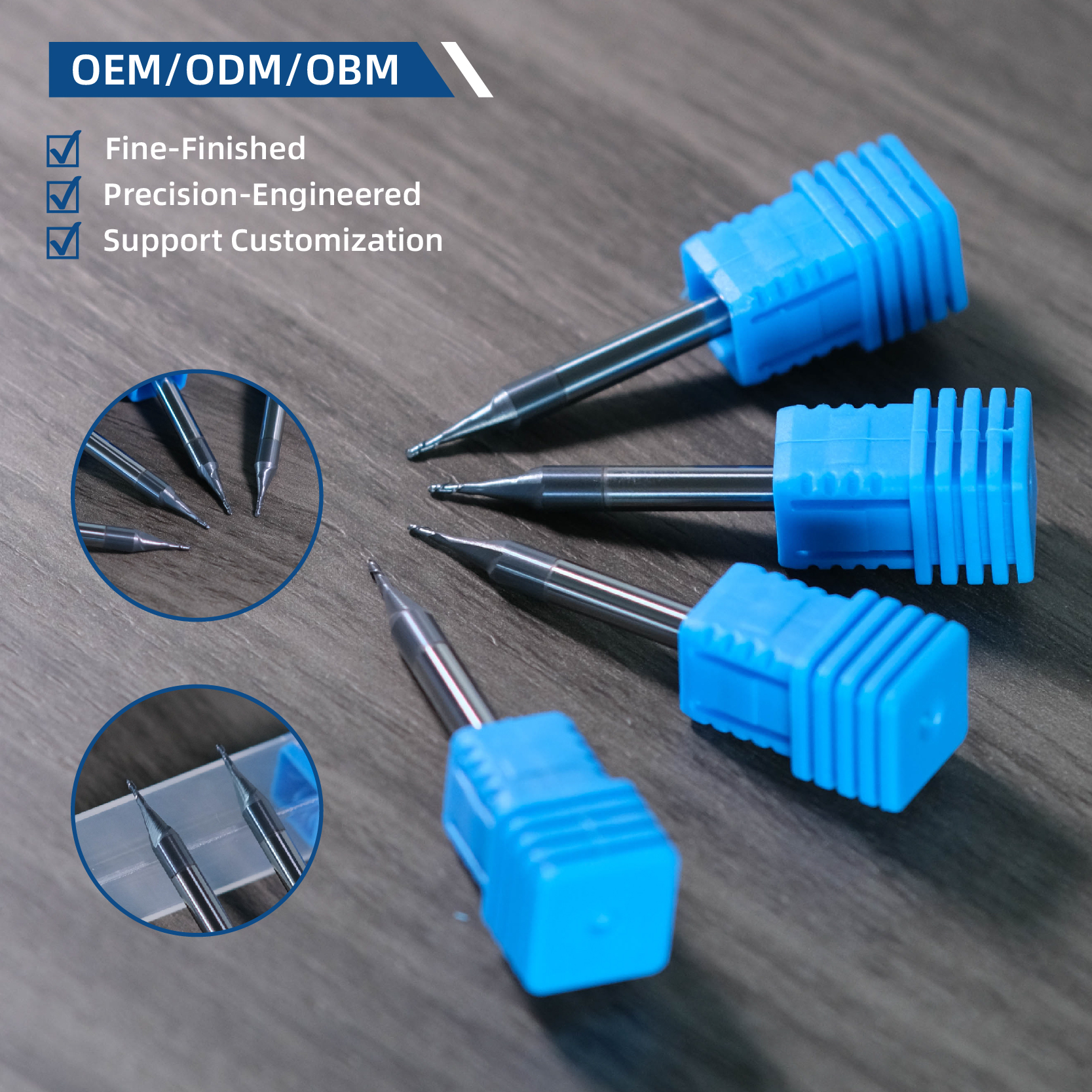 High Hardness Carbide CNC Ball Nose End Mill High Precision 62HRC Tin Micro Diameter Metal Cutting Cutter ODM OEM High Speed