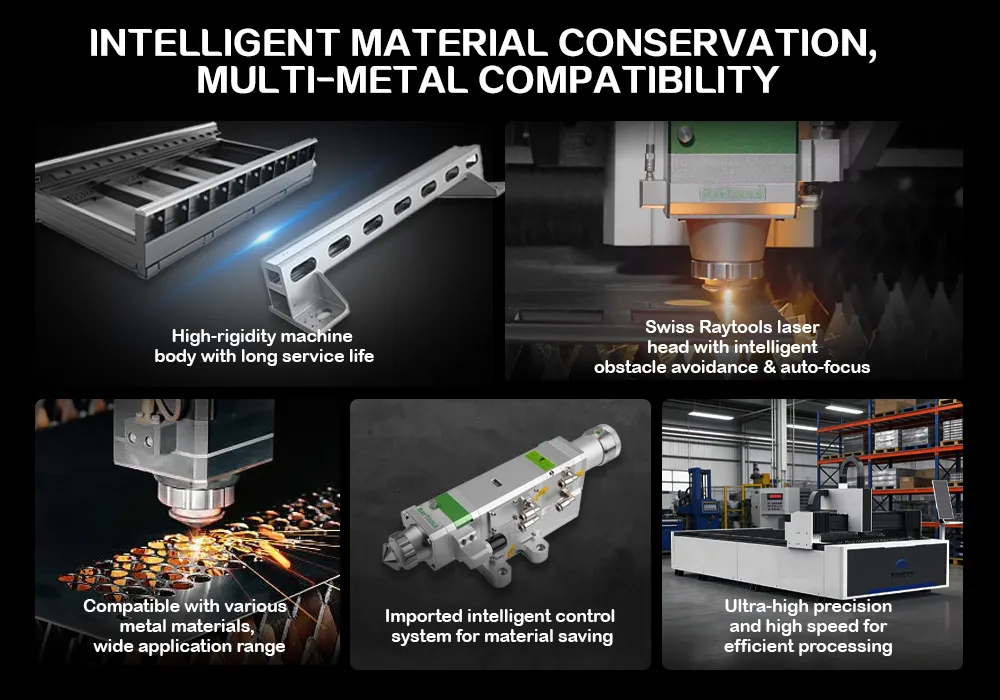 Integrated Laser Cutting System for Heavy-Duty Plates and Tubes for Industrial Metal Cutting