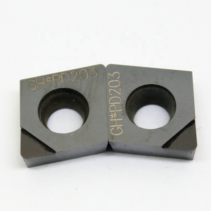 CNC PCD Tip Milling Turning Tool Insert Diamond PCD Cutting Inserts with DCMT CCMT