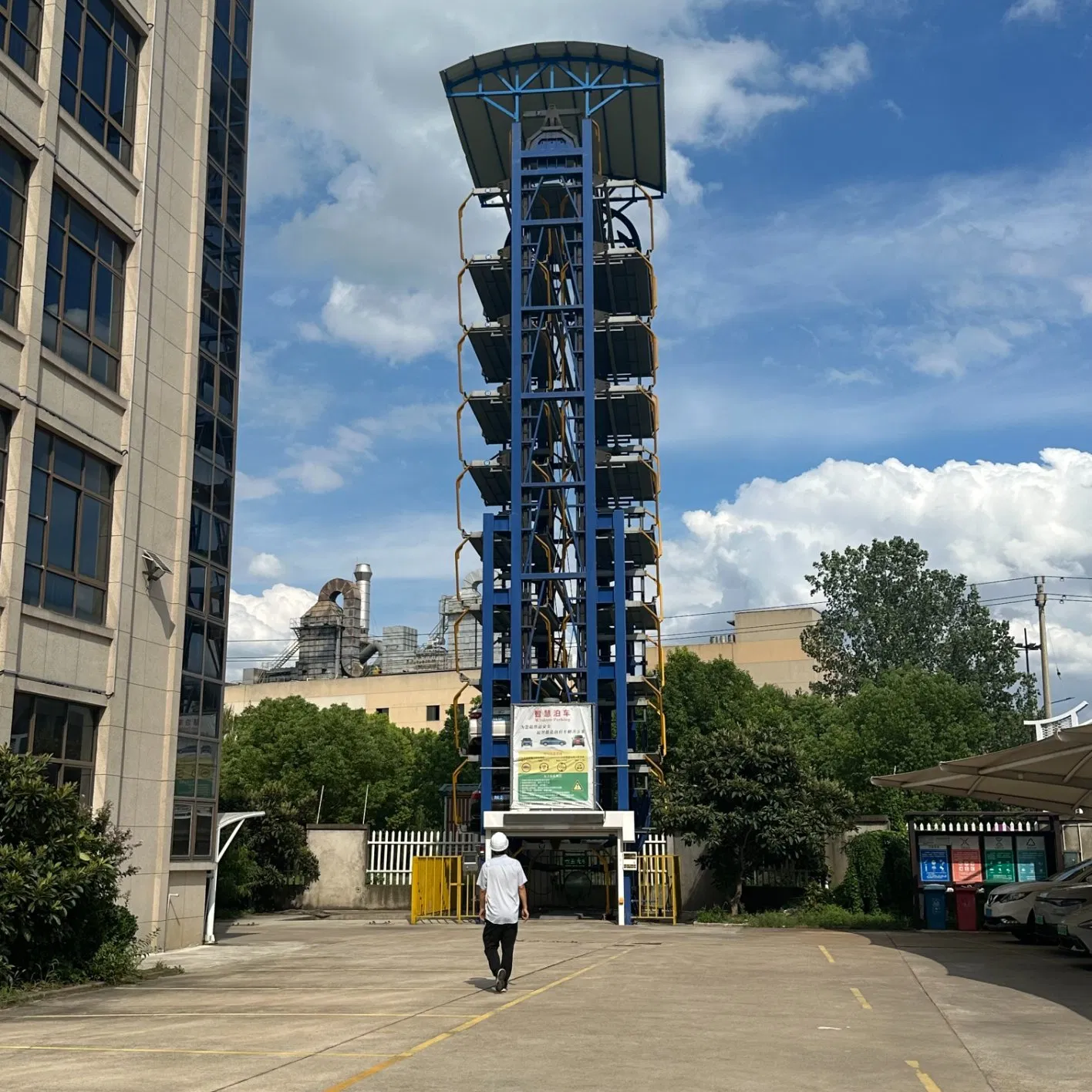 Industrial-Grade Circular Garage Parking Equipment: Heavy-Duty Structure Outdoor Public Car Parking System