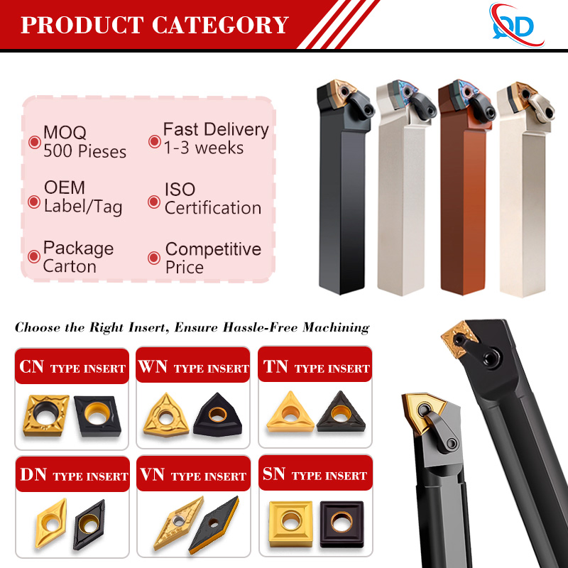 High Precision Face Grooving Holder for Deep Slot Machining Anti-Vibration Parting Tooling