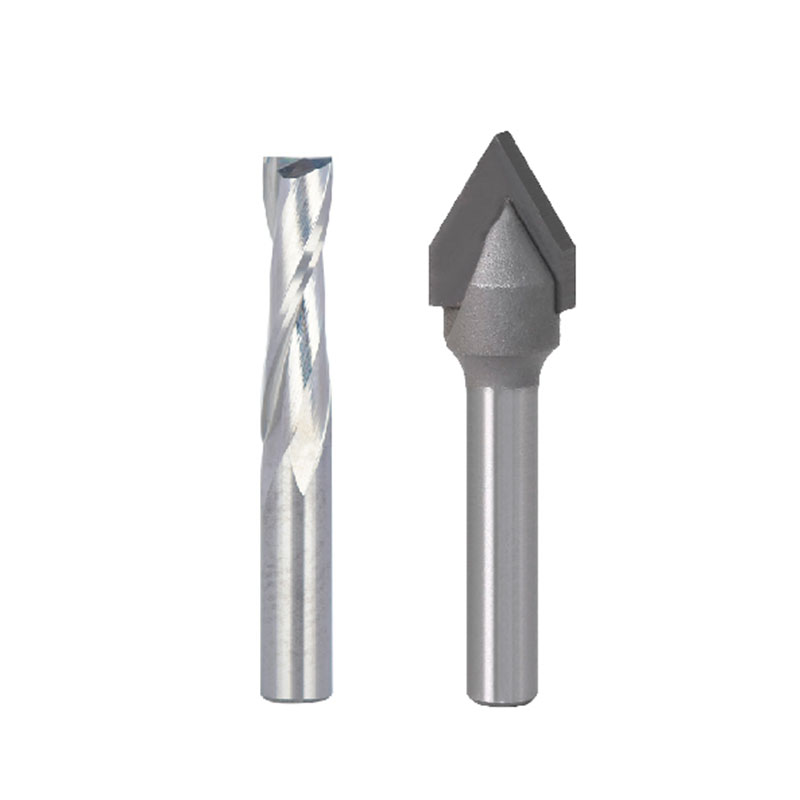 WEIX High Precision CNC Router Bits Tungsten Solid Carbide End Mills for Woodworking, Plastic Processing