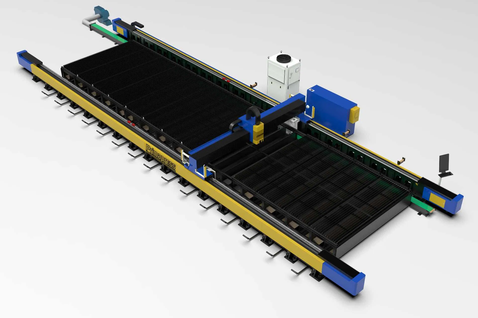 13045 12000W-60000W Heavy-Duty Laser Cutting System Industrial Ground Rail for Thick Steel &amp; Metal Plates