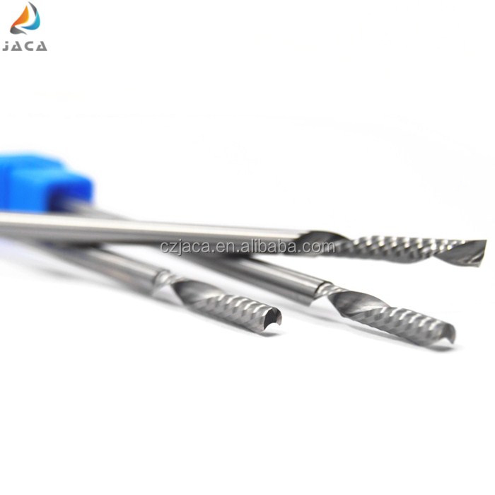 Spiral Router Bits Close-up