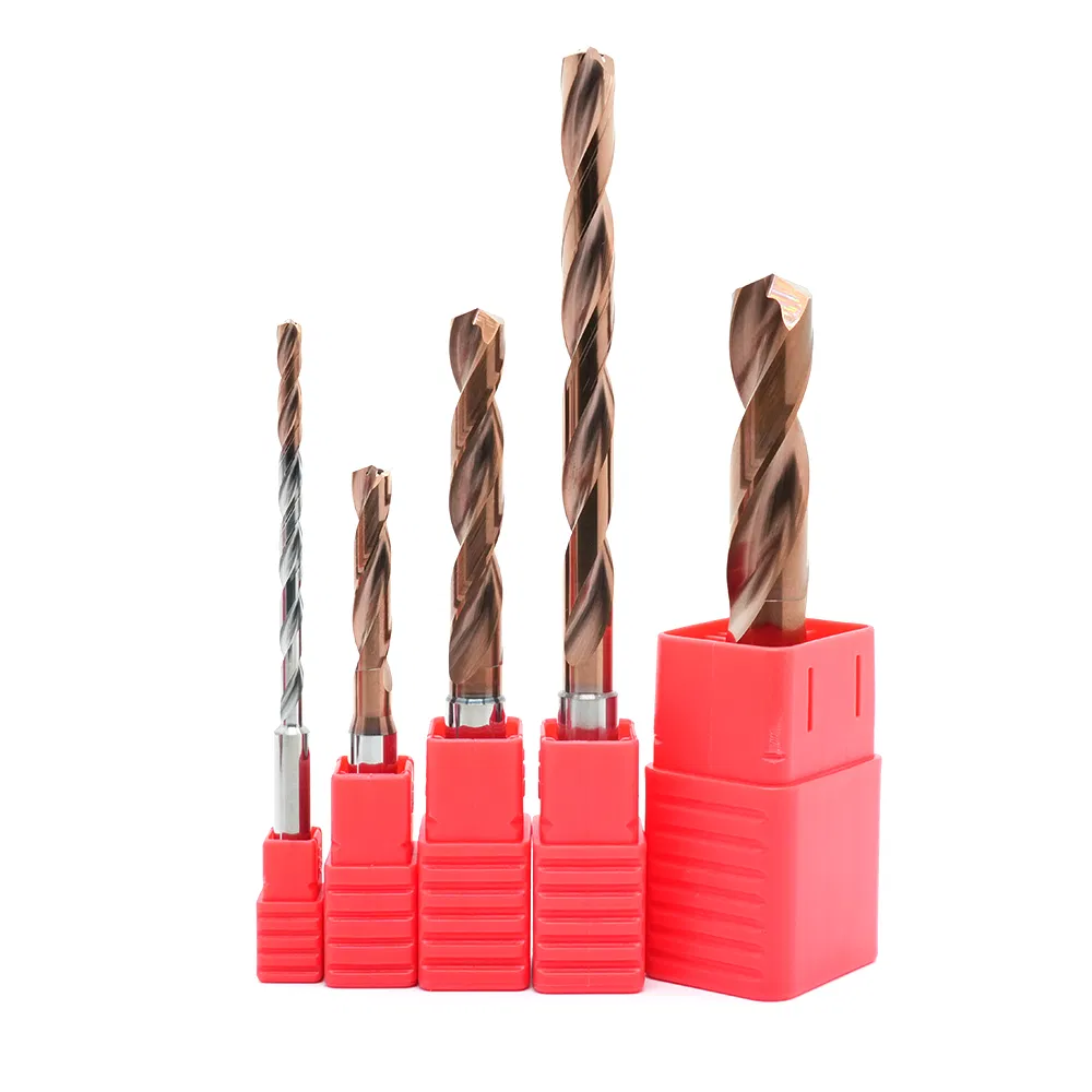 Good Performance 5xd Solid Carbide Drill with 2 Coolant Hole for Metalworking