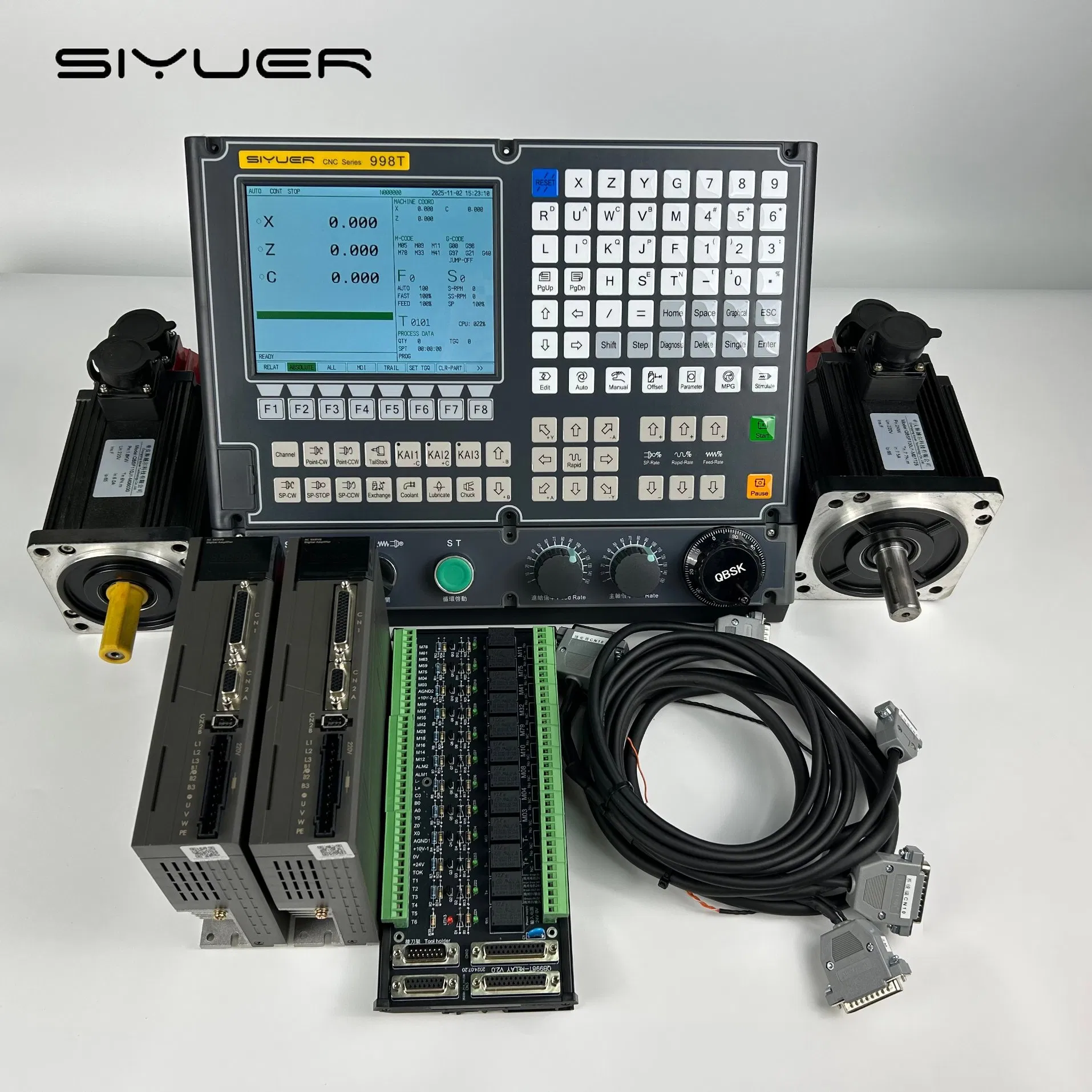 Advanced CNC Lathe Control System with Ethercat and High-Speed Turning Capabilities for Industrial Use