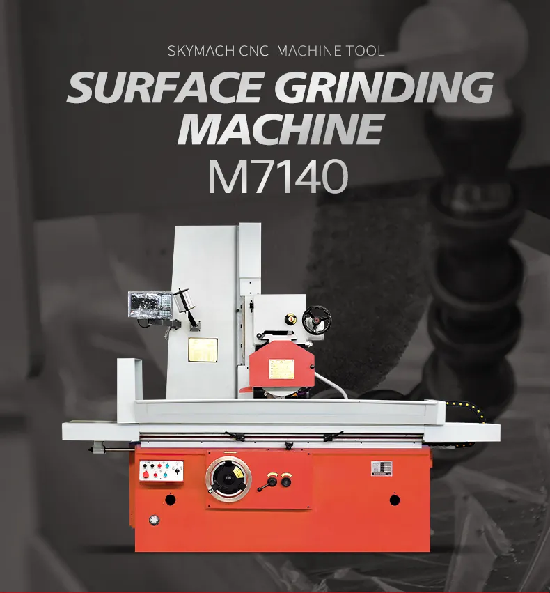 M7140 Grade Surface Grinder with Vibration Damped Construction and Precision Spindle for Critical Applications in Aerospace Components, Cutting Tools, and Preci