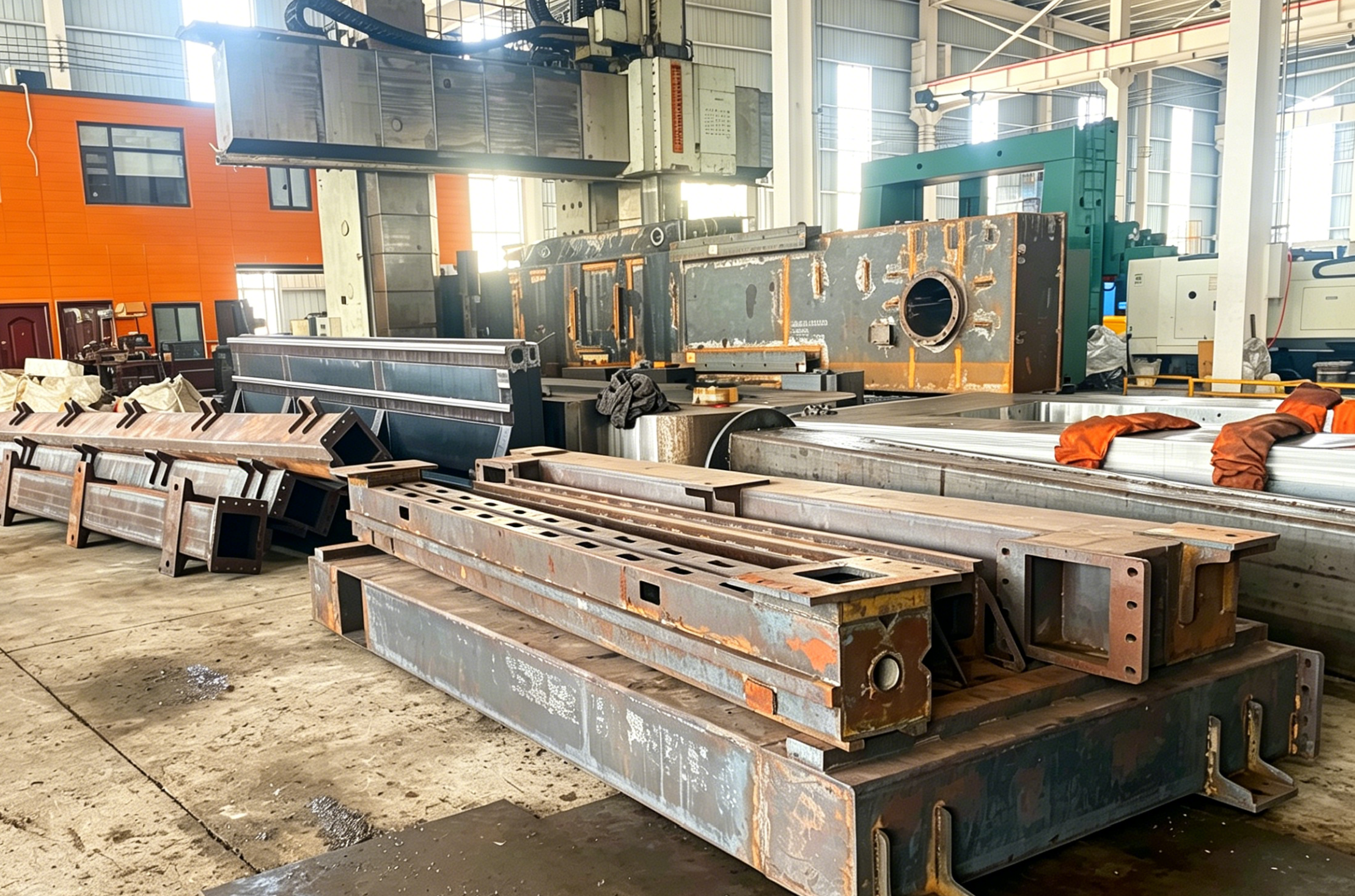 Custom Stainless Steel Laser Cut Machine Components OEM | Precision CNC Machining, Drilling Heavy Duty Mechanical Parts Service