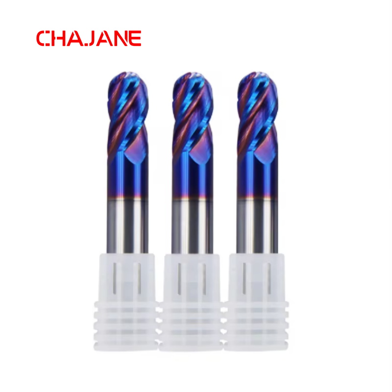 Germany Tungsten Square Flat CNC Cutting Tool 3Flutes HRC45-HRC63 Tin-Coated with Altin Support OEM Cheap Price End Mill