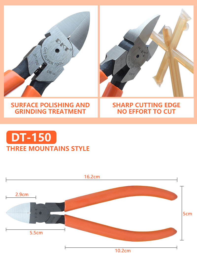High Carbon Steel Precision Gate Cutters Thin Blade Micro Side Nippers for Plastic Model & Electronics Precision Work