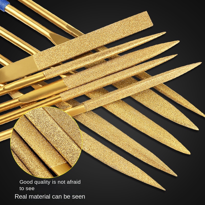 Diamond Coated Mini Hand Industrial DIY Tool Bastard Cut Professional Grinding Factory Direct Assorted Files Rasps