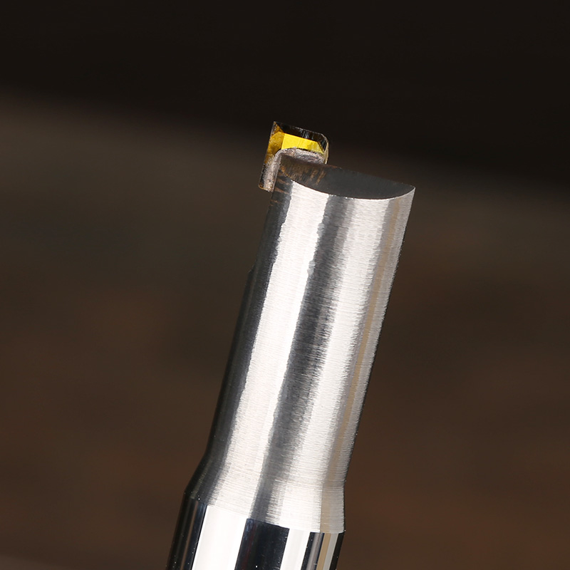 HUHAO MCD Single Crystal Diamond High Gloss Milling Cutter for CNC Cutting End Mill With Aluminum/Acrylic Carbide