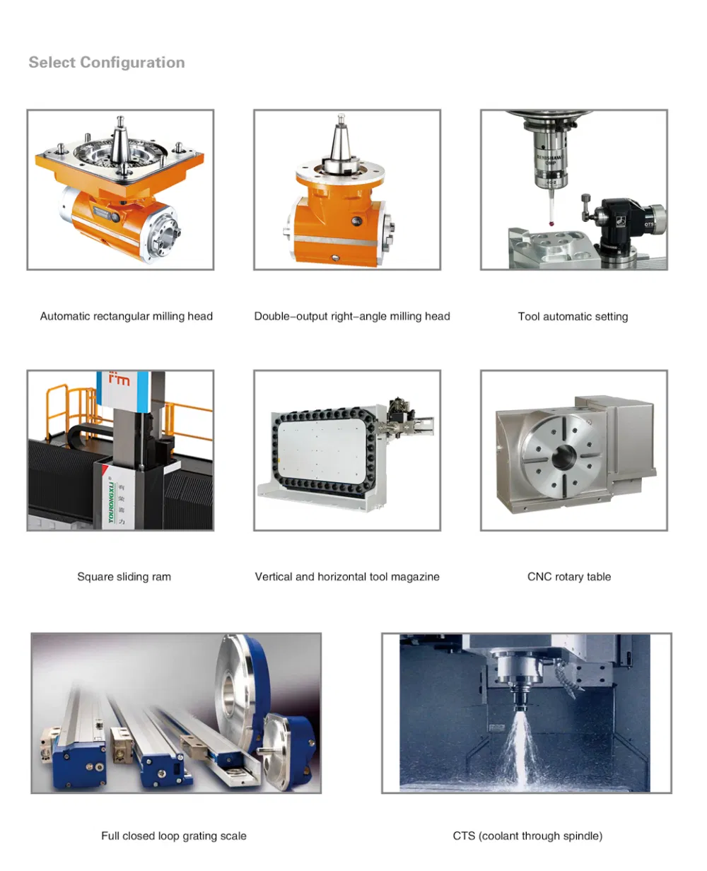 Large Part Machining Aerospace Grade 3 Axis CNC Gantry Center
