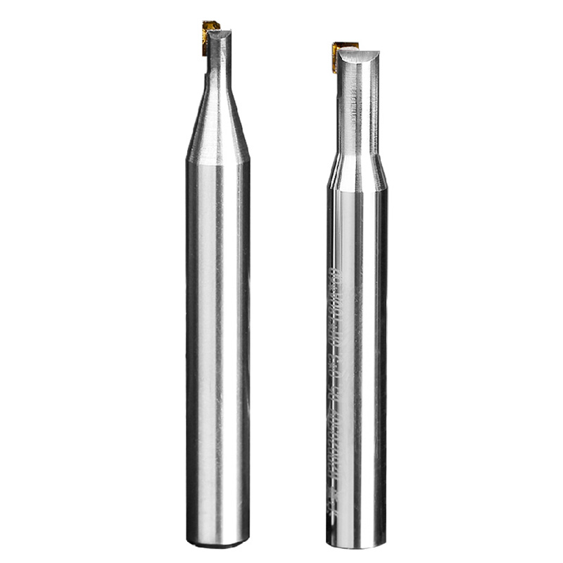 HUHAO MCD Single Crystal Diamond High Gloss Milling Cutter for CNC Cutting End Mill With Aluminum/Acrylic Carbide