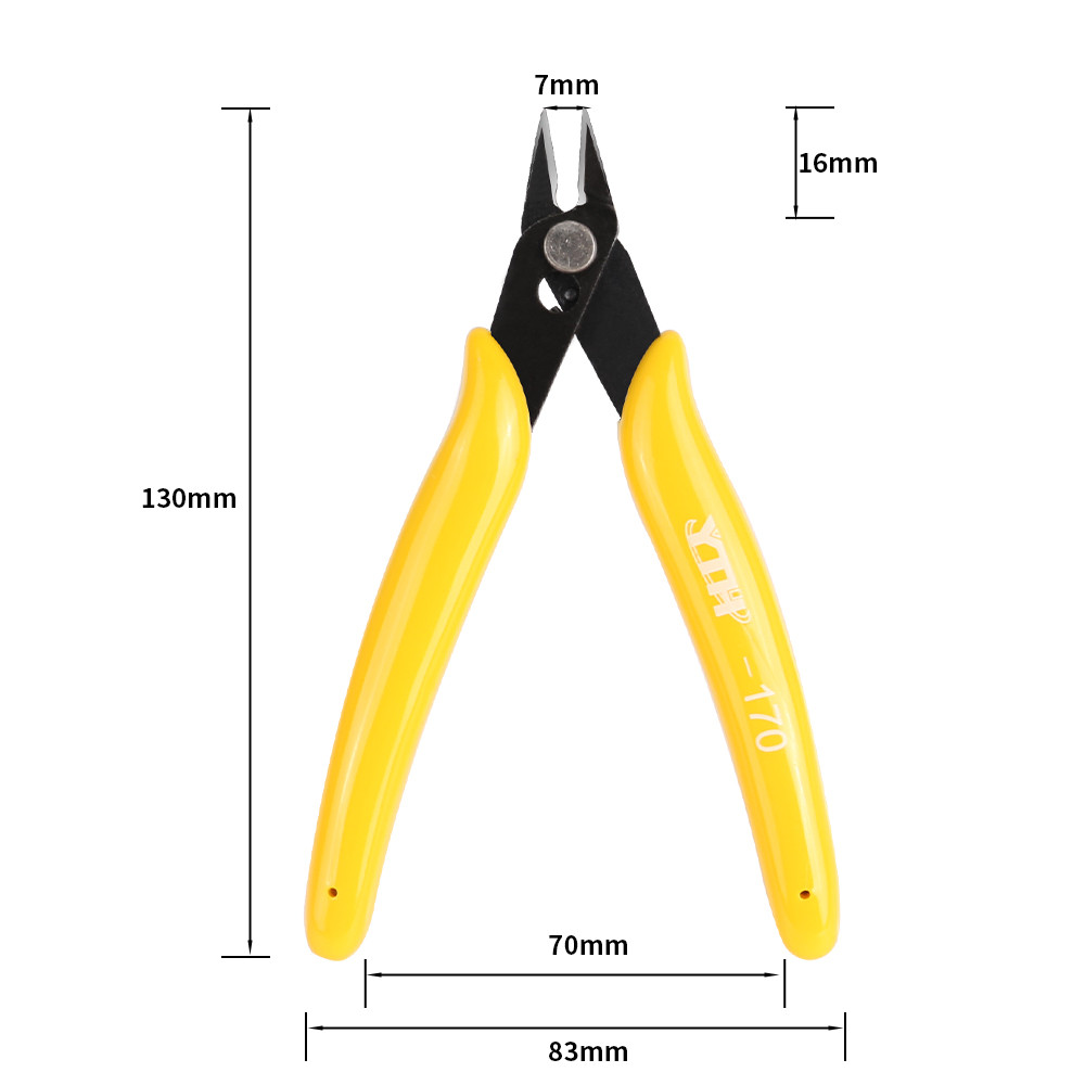 YTH High Quality 5" Micro Shear Flush Cutter Wire Cutters Precision Electronic Flush Cutter Jewelry Pliers Jewelry Making Tools