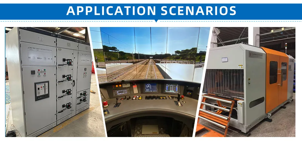 Heavy Duty Rail Transit Simulation System with Steel Structure