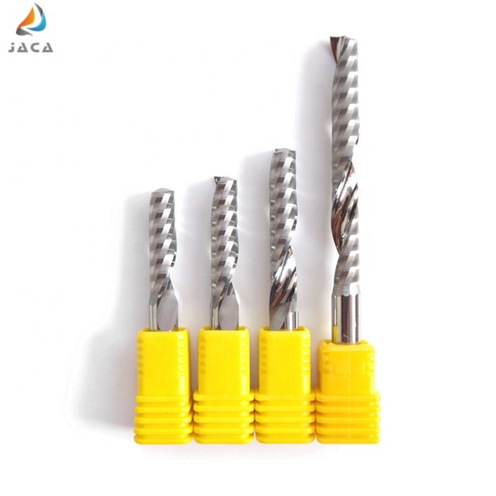 Tungsten Carbide Material and Up&amp;Down Cut One/Single Flute Spiral Router Bits CNC Milling Cutter