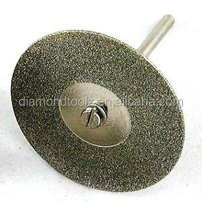 50mm (2") Diamond Coated Mini Cutting Disc Wheel for Hobby Drills Great for Cutting Metals, Glass, Stone Etc