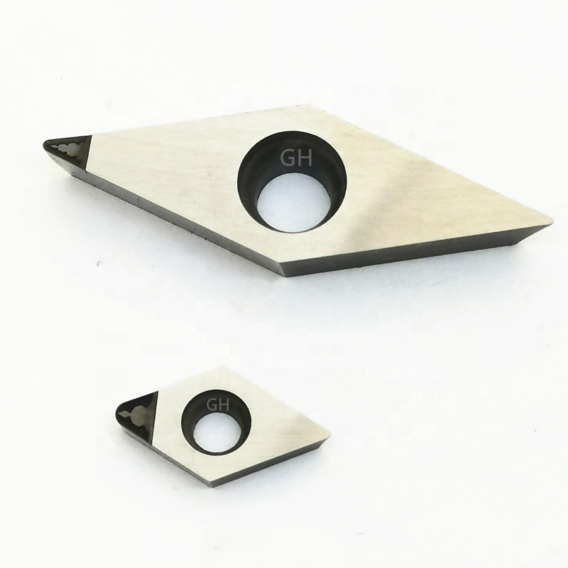 Diamond PCD Chipbreaker Turning Tools DCMT VCMT VCGT CCMT PCD Chip Breaker Insert For Aluminum