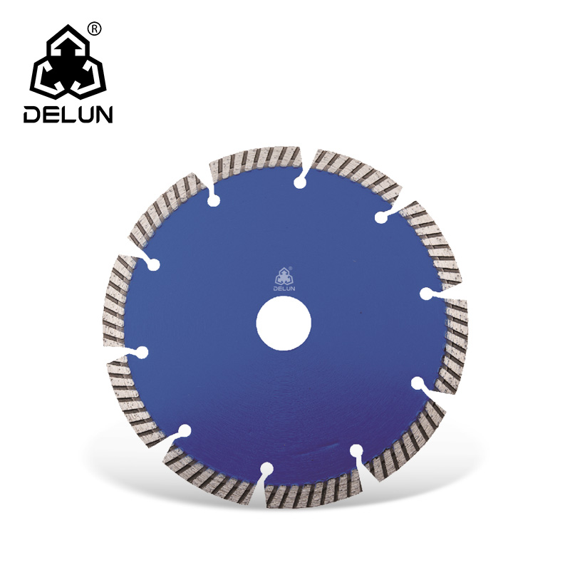 Industrial OEM 115x1.8x22.23mm Ti-coated Segment Cutting Disc for Marble Granite Concrete Diamond Saw Blade
